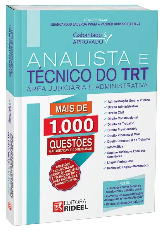 Gabaritado E Aprovado - Analista E Técnico Do Trt