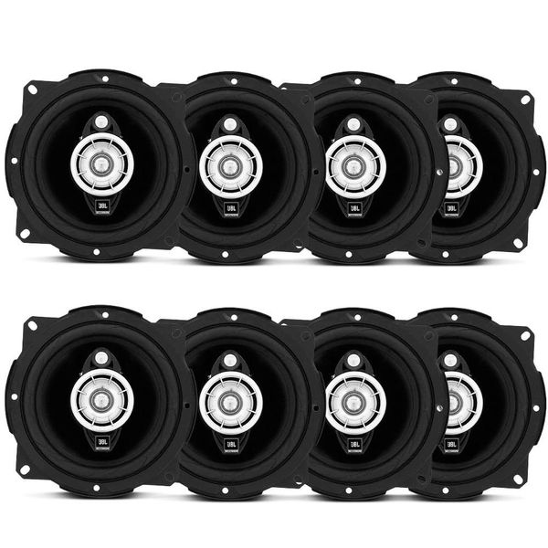 Kit Alto Falante Triaxial Jbl Multisystem 5Tr6Ap 5 Polegadas 60W Rms 4 Ohms 8 Pecas