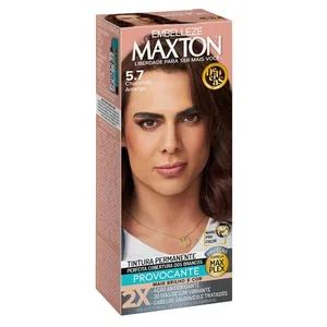 Tinta de Cabelo Maxton Delícias Chocolate Amargo 5.7 Tinta Maxton Delícias Chocolate Amargo 5.7