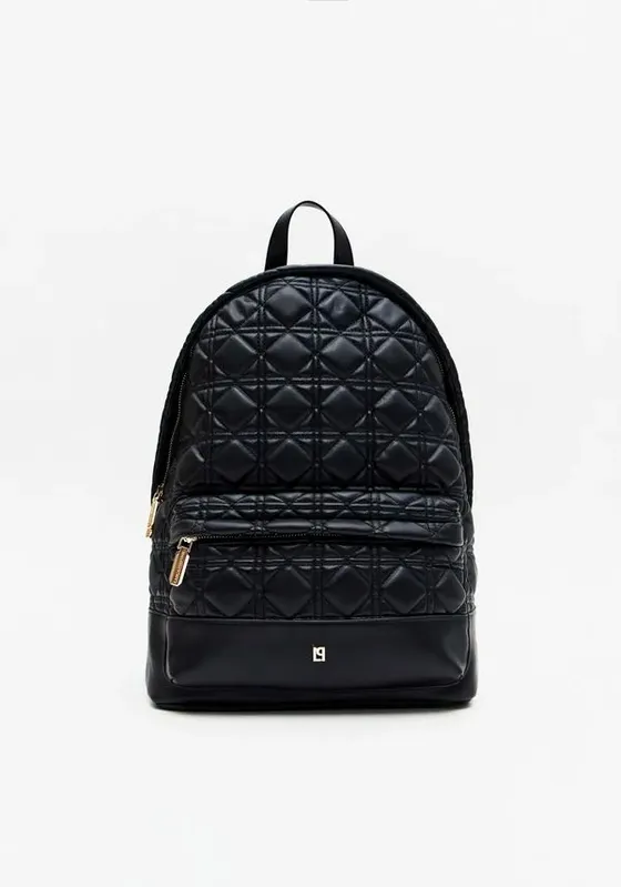 Mochila Matelassê Com Enfeite Preto U