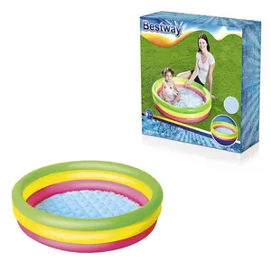 Piscina Inflável - Bestway - 3 Anéis - 62 Litros - Colorido
