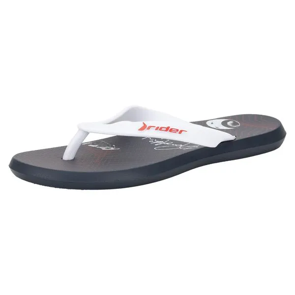 Chinelo Infantil Masculino R1 R10 Rider 12602 AZUL/BRANCO 29