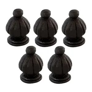 Kit 5 Pinhas Ornamentais Ferro Fundido N13 para Grade Sacada Muro 5x3cm Fundição São Cristóvão Kit 5 Pinhas Ferro Fundido N13 para Grade e Muro 5x3cm Fundição São Cristóvão