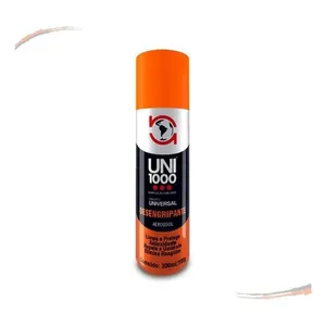 Spray Desengripante e Lubrificante Aerossol Antioxidante UNI1000 para Proteção Contra Oxidação e Umidade Ferreira Mold Spray Desengripante e Lubrificante Aerossol Antioxidante UNI1000 com Alto Poder de Penetração