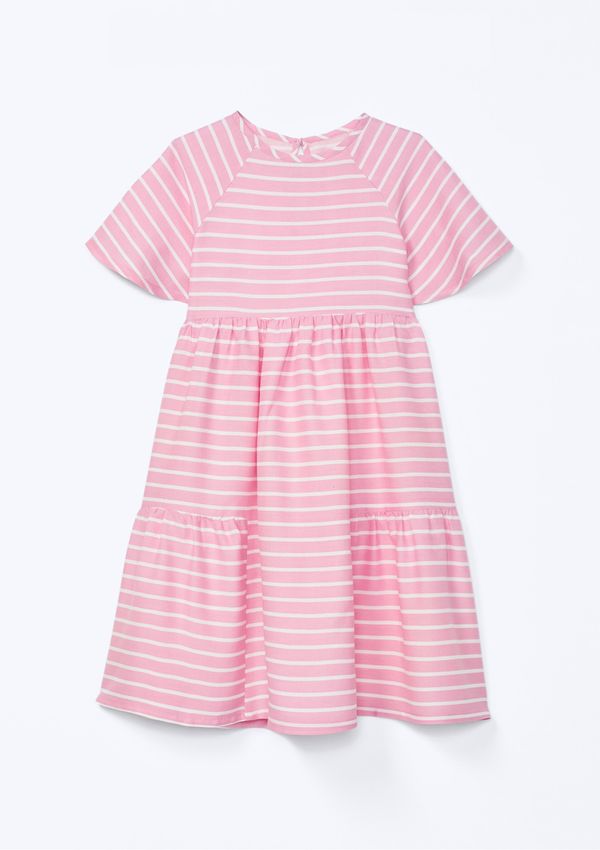 Vestido Infantil Menina Estampado - Rosa 014