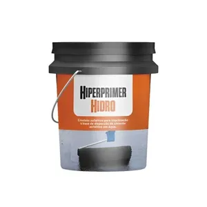 Primer Asfáltico 18L Hiperprimer Hidro IH012 para Imprimação Secagem Rápida Baixo Odor Império Primer Asfáltico 18L Hiperprimer Hidro IH012 para Imprimação Alto Rendimento Império