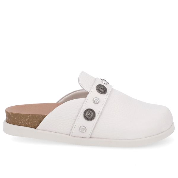 Mule Off White Bico Redondo Enfeites 37