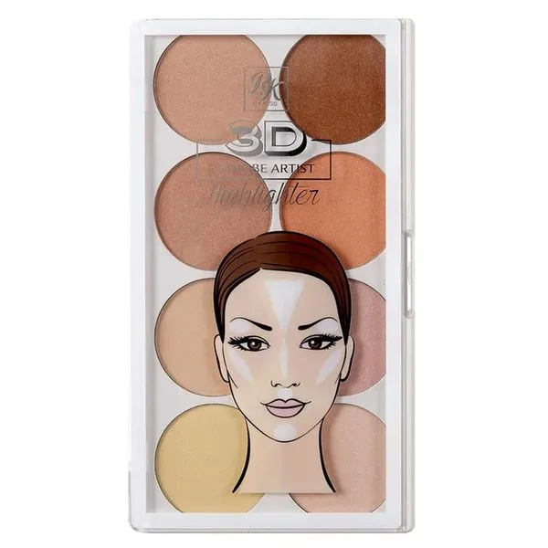 Paleta de Iluminador Ruby Kisses 3D Highlighter