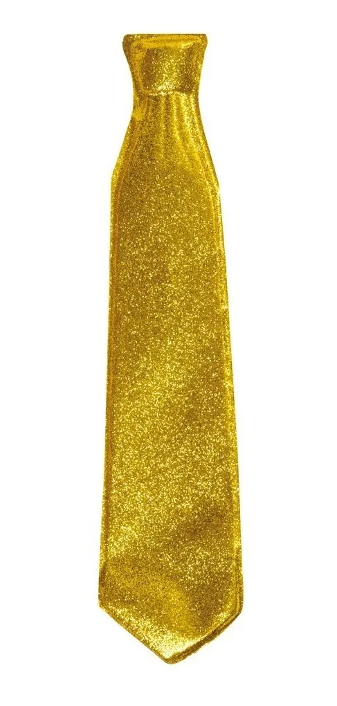 Gravata Glitter Ouro 29001678 - Cromus Embalagens
