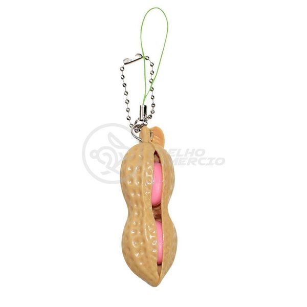 Chaveiro Amendoim Anti Apertar Silicone Sensorial