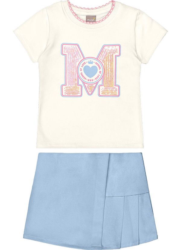 Conjunto infantil menina Mundi - 16