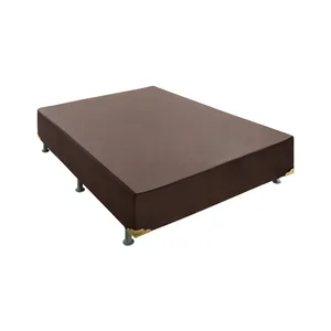 Base Cama Box Queen Size Petrus 158x198cm Ortobom Marrom Marrom