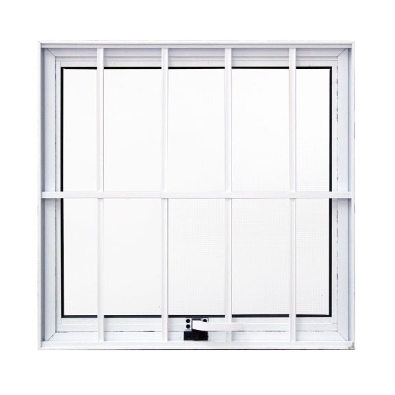 Janela Vitro Maxim-Ar Linha Magnum 40x60 Branco 1 Secção com Grade Atlantica