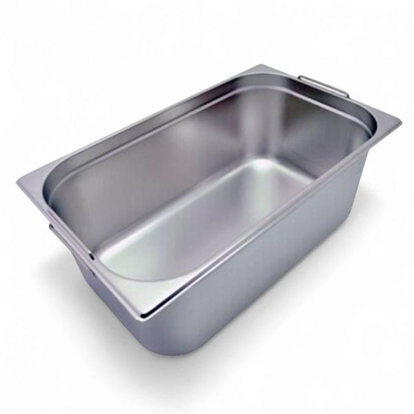 Cuba Gastronômica Inox Gn 1-1 150mm Com Alça Prateada