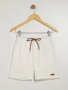 Bermuda Moletinho Juvenil Para Menino - OFF WHITE 16