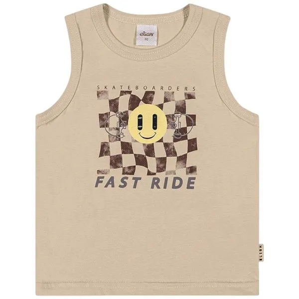 Camiseta Infantil Elian 3 Bege (MP)