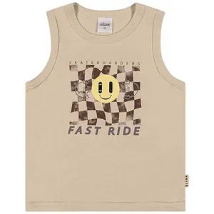 Camiseta Infantil Elian 3 Bege (MP)