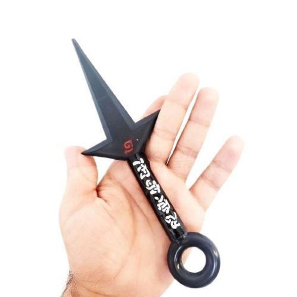 Kit Naruto Shippuden Kunai Minato 23,5Cm + Shuriken 9Cm 12