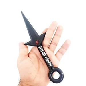 Kit Naruto Shippuden Kunai Minato 23,5Cm + Shuriken 9Cm 12