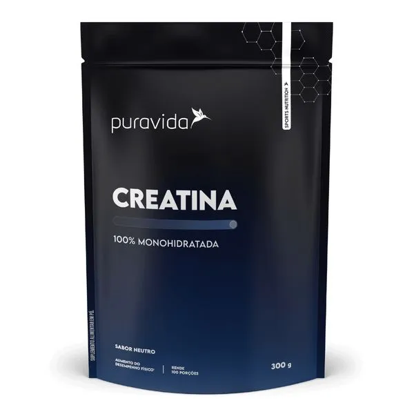 Creatina 100% Monohidratada Neutro Puravida 300g