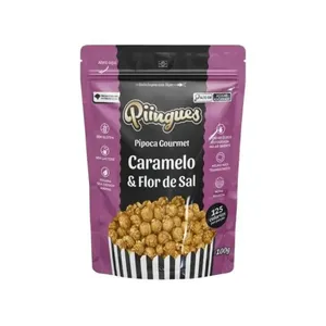Pipoca Gourmet Piingues Caramelo & Flor De Sal 100g PIPOCA GOURMET PIINGUES 100G CARAMELO &