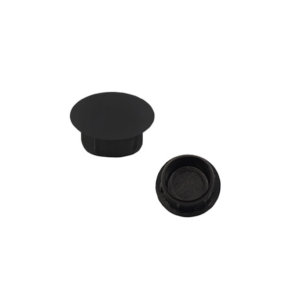 Tapa Furo Plástico 20 Peças Sforplast Tapa Furo Plástico 12mm Preto 20 Peças