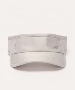 viseira com microfuros e velcro esportiva cinza Único