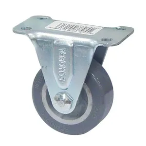 Rodízio fixo leve 2" de resina termoplástica cinza FL 210 BP - SCHIOPPA