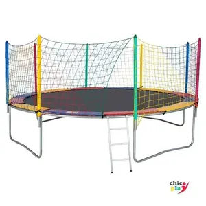 Cama Elástica 4,40m 4 Pés Alcamar Lona Preta