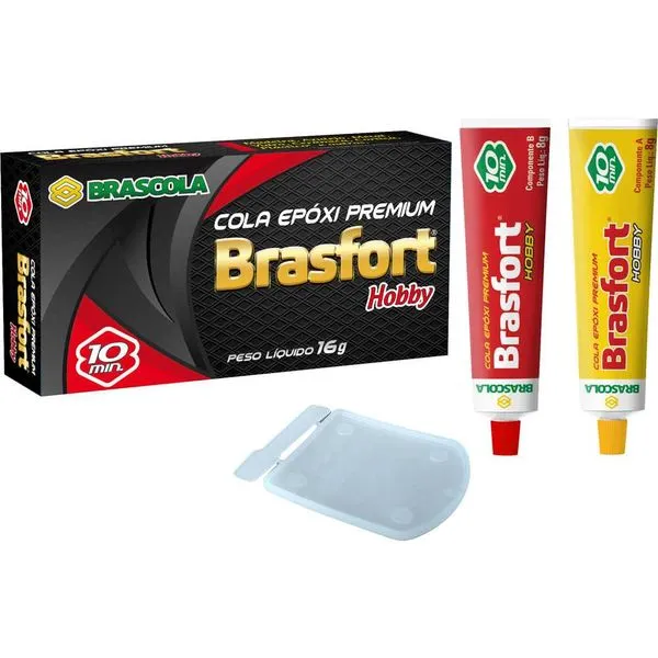 Adesivo Brasfort hobby bisnaga com 16 g BRASCOLA