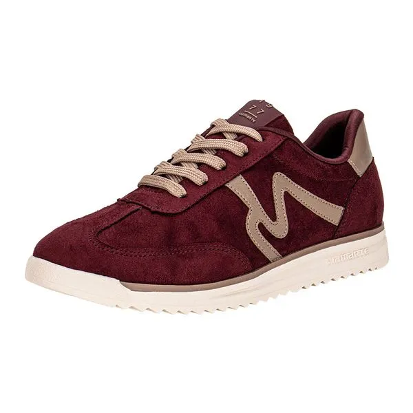 Tênis Feminino Casual Via Marte 226009 VINHO 35