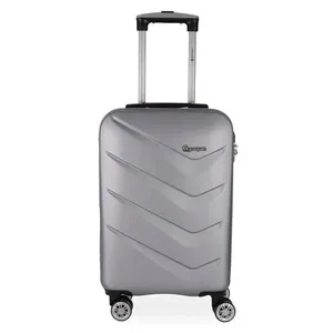 Mala de Bordo P 55cm Abs com Rodas Giro 360° Cadeado Integrado Zíper Oslo Prata Gosuper Mala de Bordo P Abs com Rodas Giro 360° Cadeado Integrado Oslo Prata Gosuper