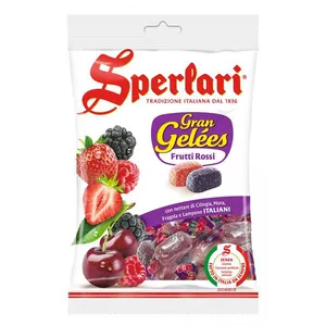 Bala Gelatinosa Frutas Sabor Cereja Amora Morango Framboesa Sperlari – 175g