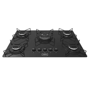Cooktop 5 Bocas Realce Atalanta 6002 Preto (MP)