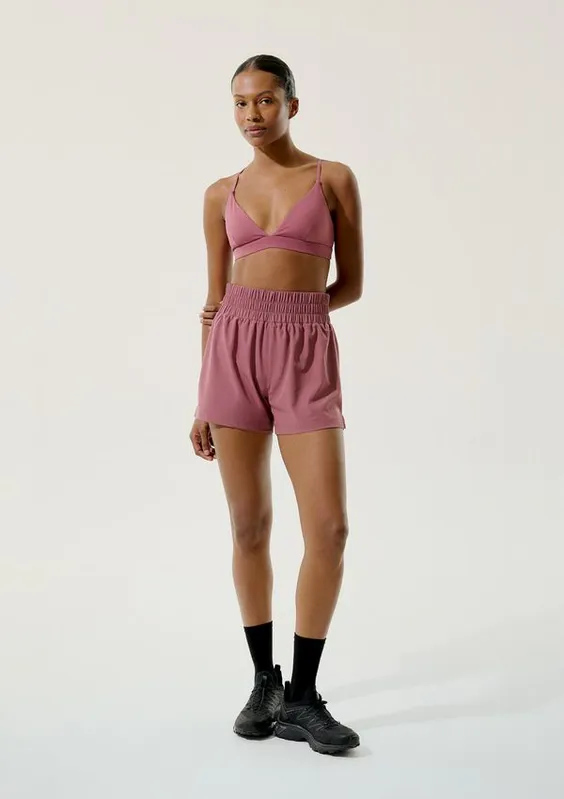 Shorts Esportivo Feminino Runner Easy Care - Rosa XG