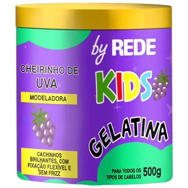Gelatina Capilar By REDE Kids Uva 500g
