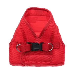 Peitoral com Guia para Cães Emporium Distripet Vermelho GG
