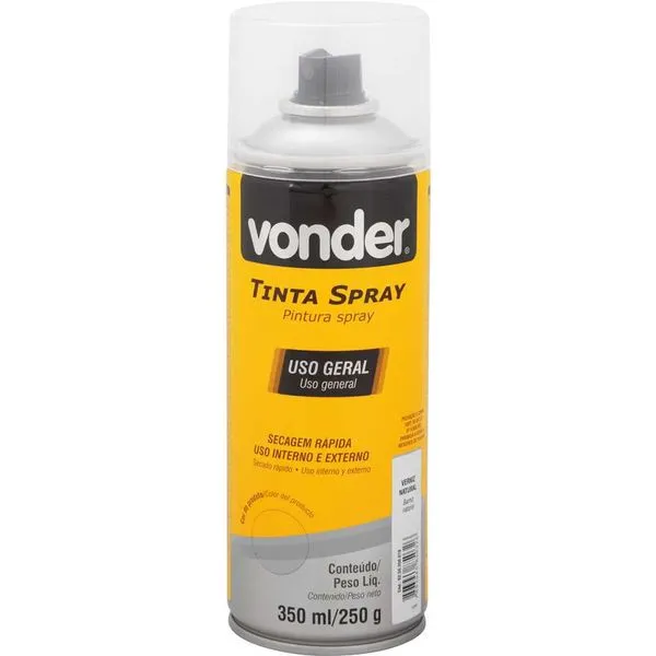 Verniz em spray natural 350 ml VONDER