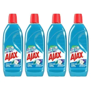 Kit 4 Limpador Ajax Festa Das Flores Mar De Flores 1 Litro