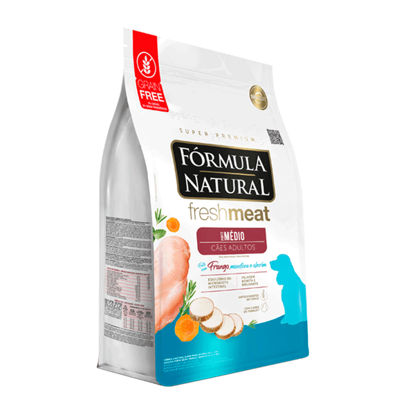 Ração Fórmula Natural Fresh Meat Cães Adultos Médio Frango 1 kg