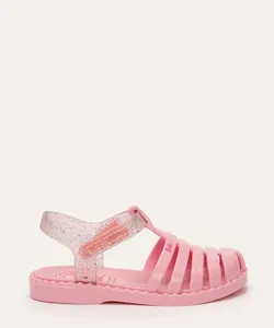 sandália infantil barbie rosa 22