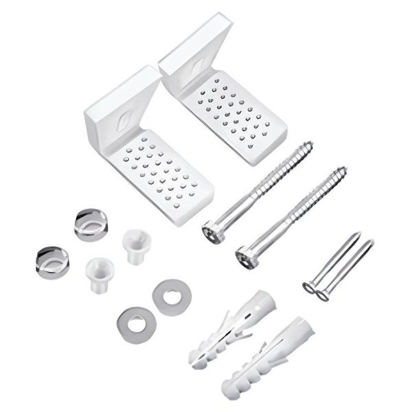 Kit De Fixação Cromado Lateral Para Bacia - Vst025cwg - Esteves