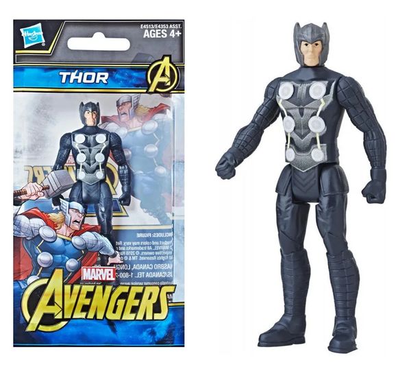 Figura Thor Vingadores Marvel Avengers Super Heróis Colecionáveis - Hasbro 10 cm Original 1magnus PN00037274