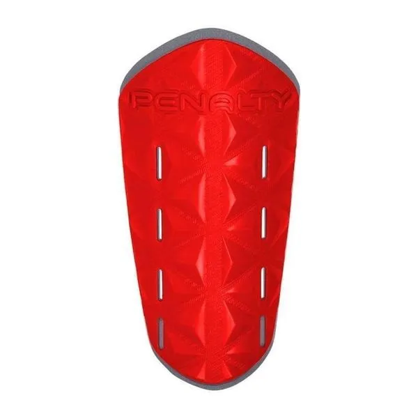 Caneleira Juvenil para Futebol Matis X com Proteção Shield Sys e Interior em EVA Vermelho Penalty Caneleira Juvenil Matis X para Futebol com Proteção Shield Sys Vermelho Penalty