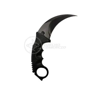Knife Black Karambit Preto Inox Counter Strike