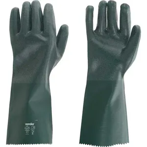 Luva de PVC com Forro 36cm Palma Áspera PAV0036 - VONDER