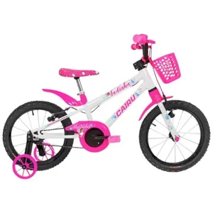 Bicicleta Infantil Cairu Aro 16 Fadinha Branco E Rosa (MP)