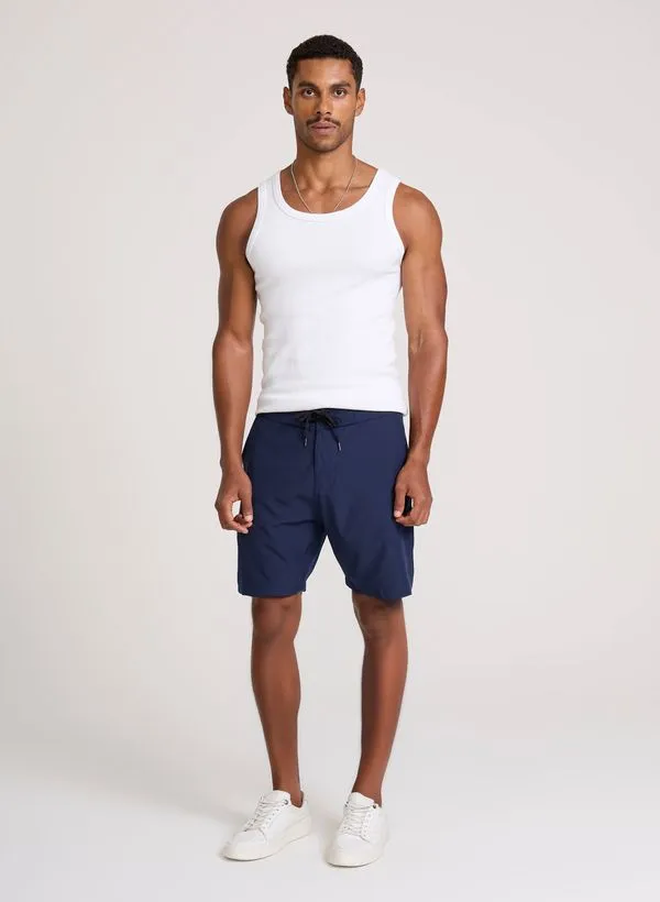 Shorts Reto Elastic Marinho John John Masculino 42