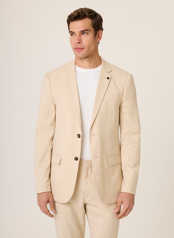 Blazer Clássico Bege Dudalina Masculina 56