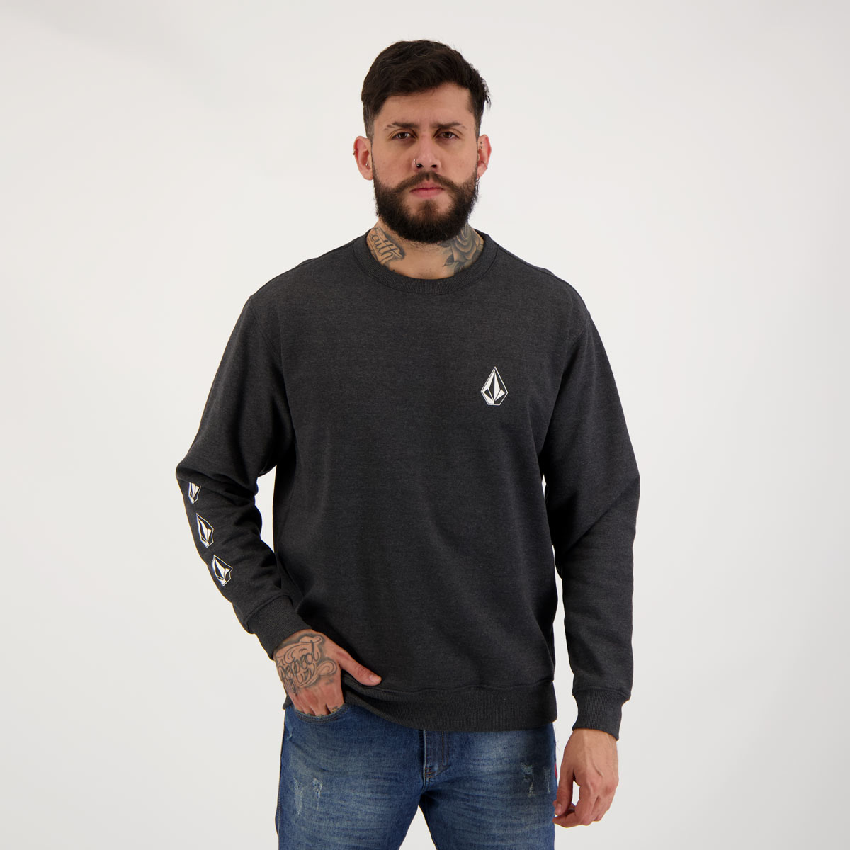 Moletom Volcom Iconic Preto